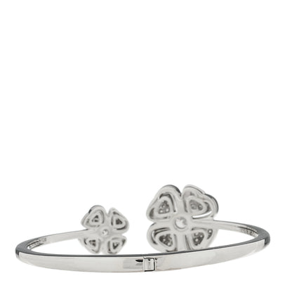 Bulgari 18K White Gold Diamond 1.39ctw Fiorever Bracelet S 2 of 4