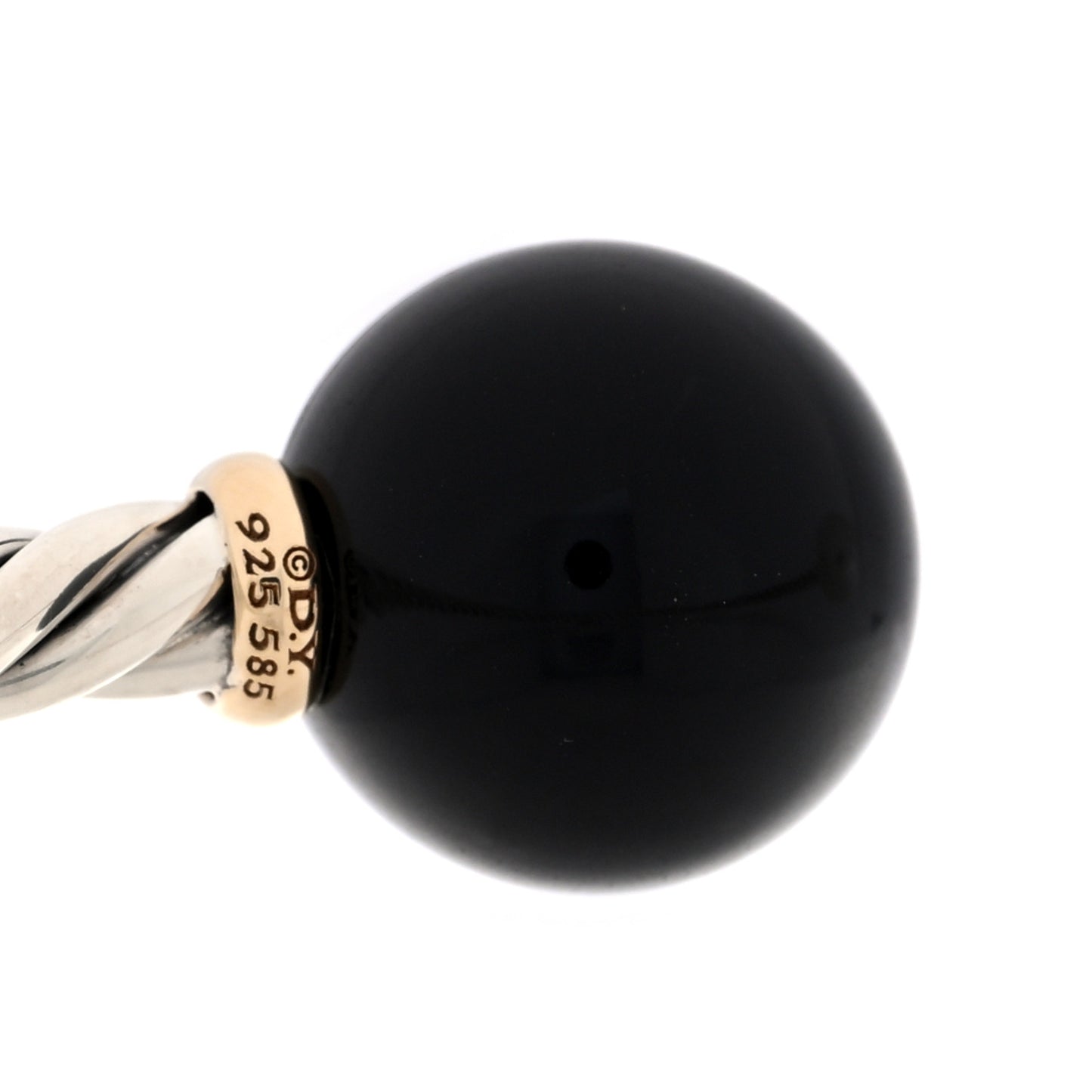 Sterling Silver Black Onyx Cultured Pearl Solari Bracelet