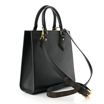 Louis Vuitton Epi Sac Plat BB Black 3 of 9