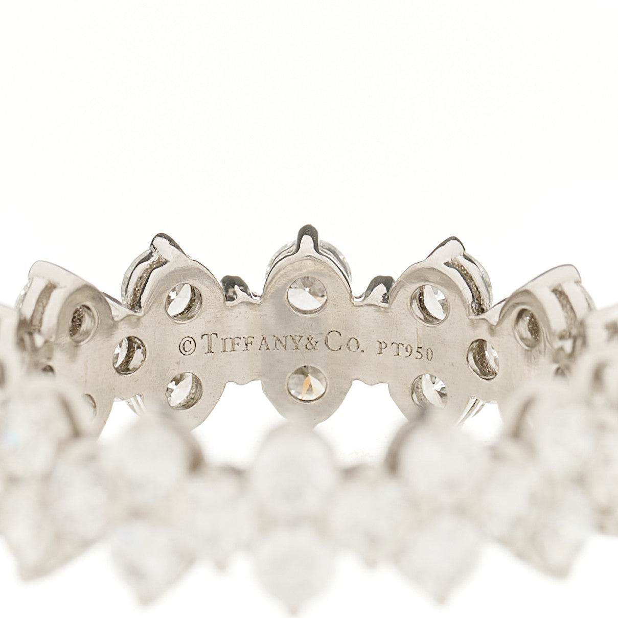 Platinum Diamond Aria Eternity Ring 50 5.25