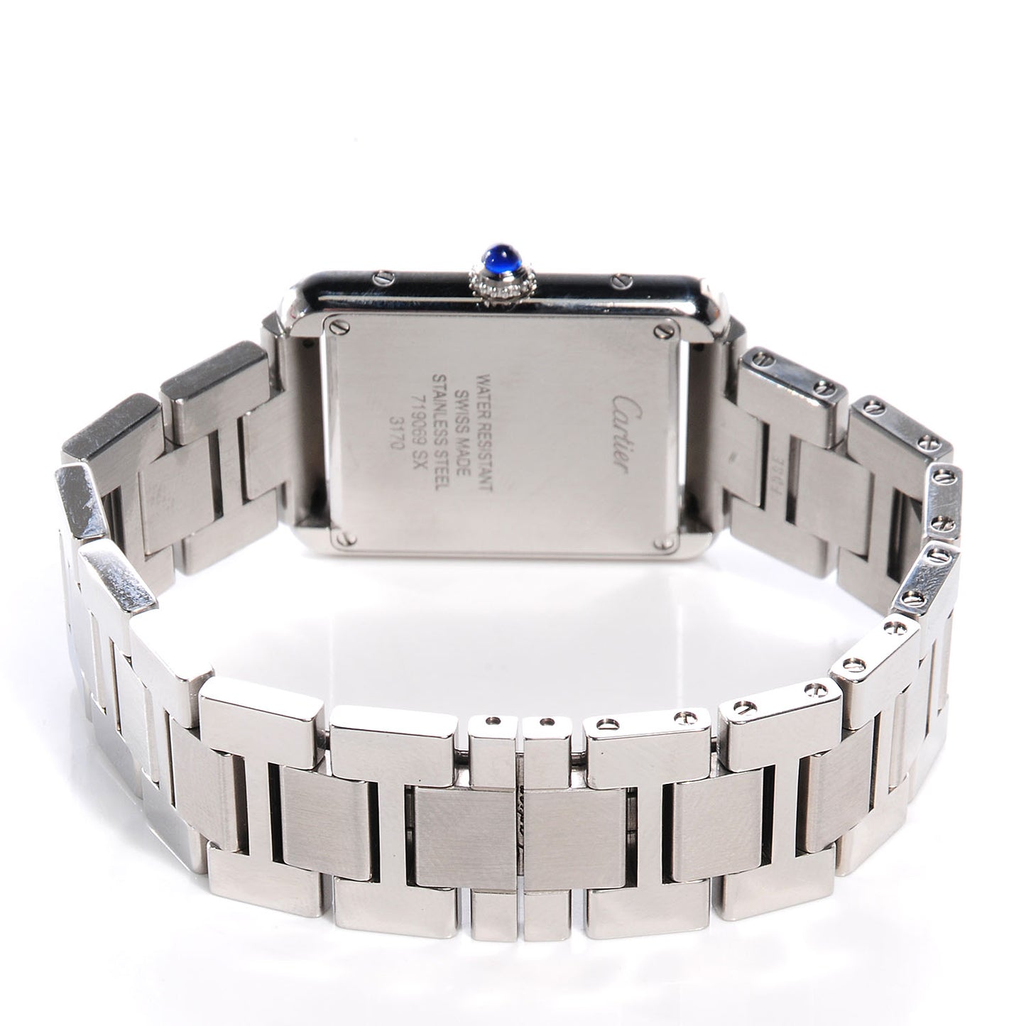 Stainless Steel Tank Solo Quartz Watch Small