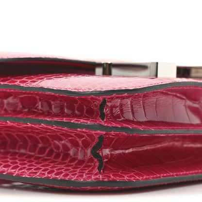 Hermes Shiny Alligator Constance 18 Rose Mexico 9 of 10