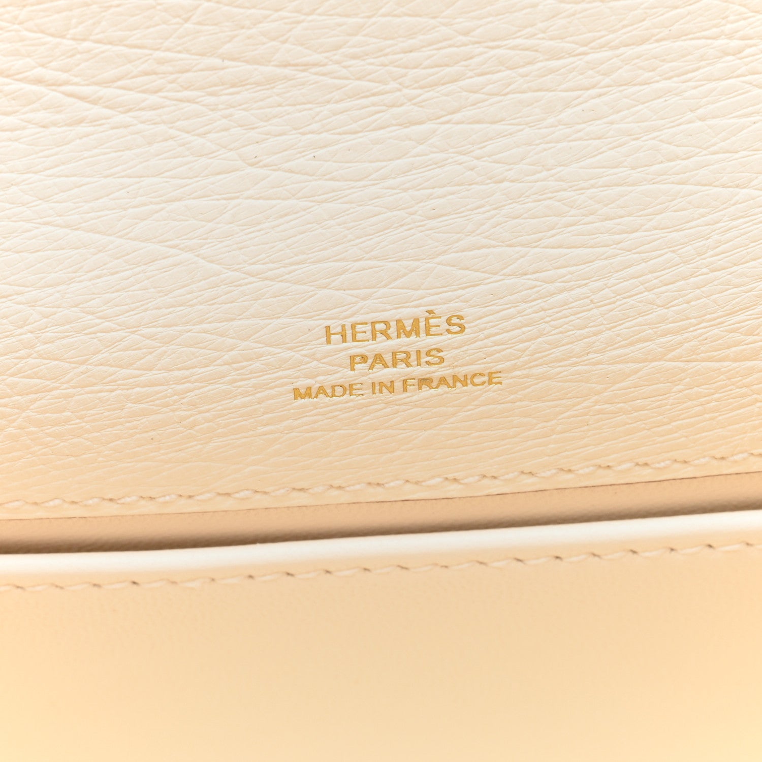 Hermes Ostrich Kelly Pochette Clutch Nata 5 of 10