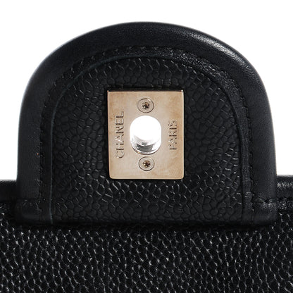 Chanel Caviar French Riviera Jumbo Flap Black 5 of 8
