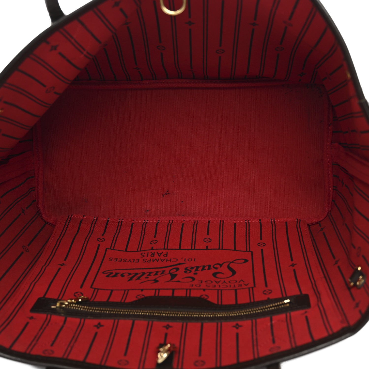 Louis Vuitton Damier Ebene Neverfull MM 4 of 16