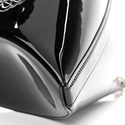 Alexander McQueen Patent Calfskin The Curve Pouch Black 9 of 9