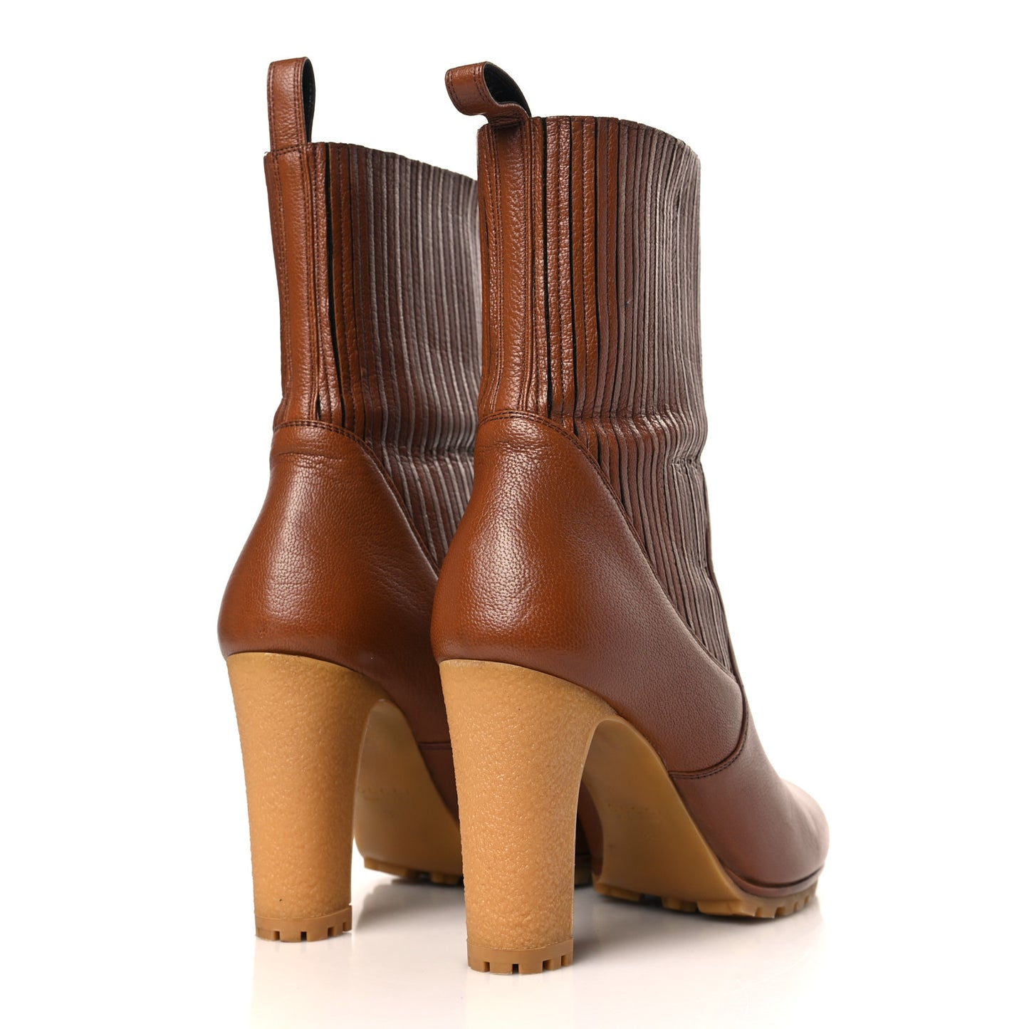 Calfskin Edith Ankle Boots 38 Cuir