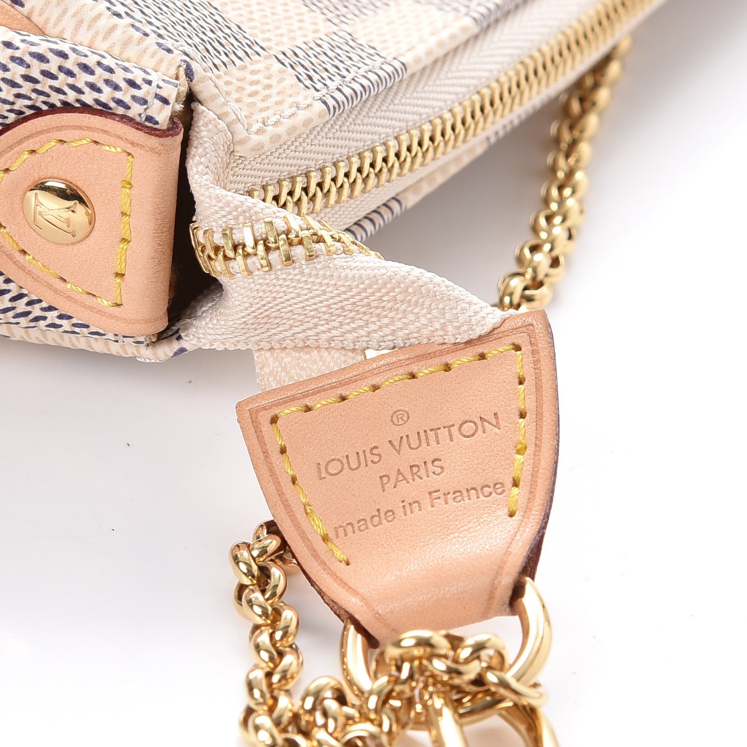 Louis Vuitton Damier Azur Eva Clutch 6 of 10