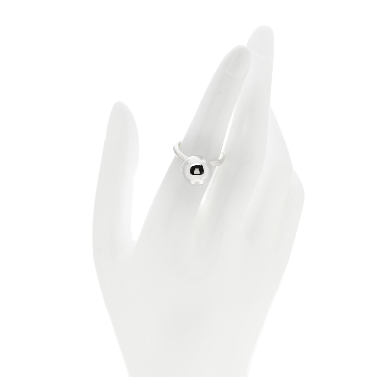 Sterling Silver 12mm HardWear Ball Ring 53 6.5