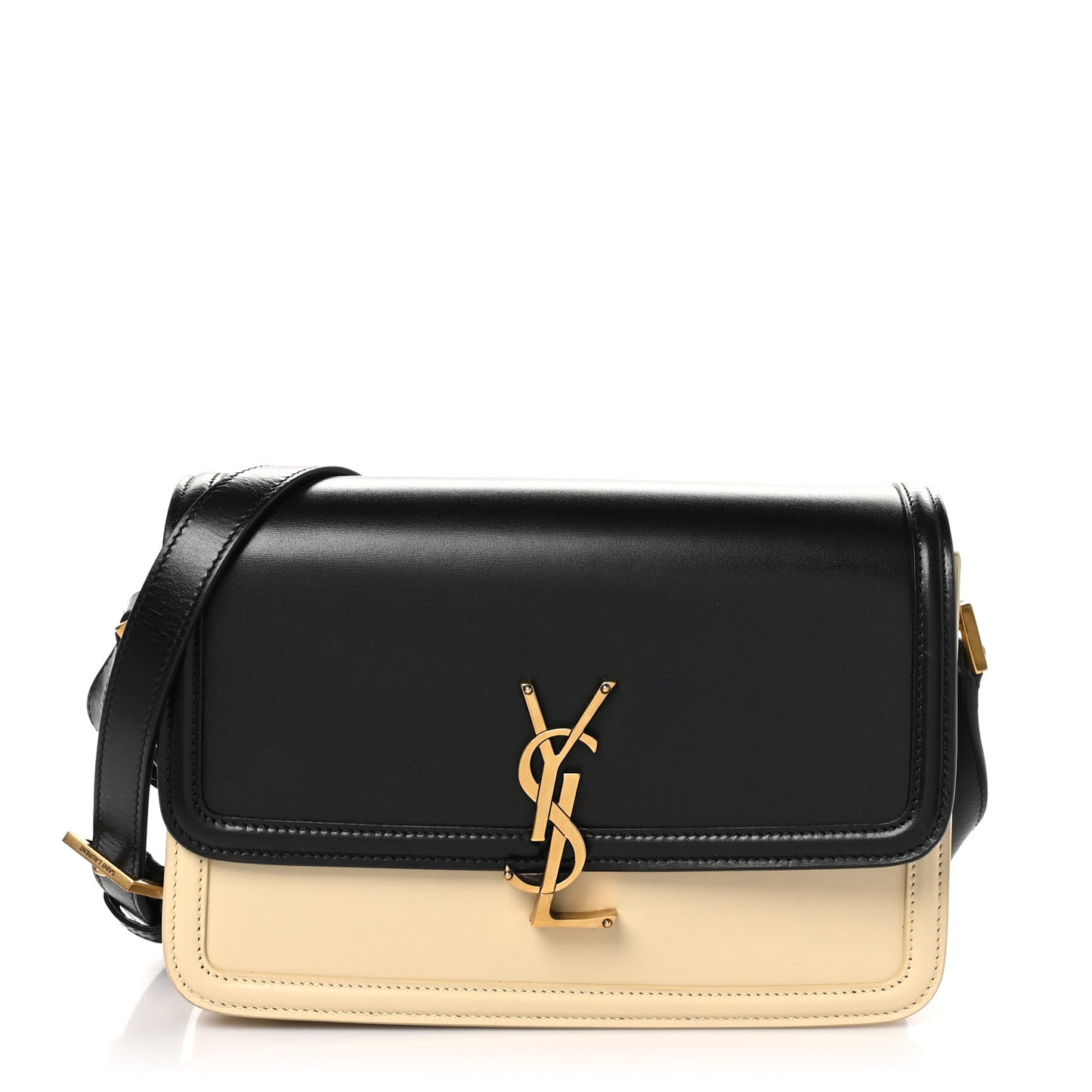 Soft Ultracalfskin Monogram Medium Solferino Satchel Black Burro