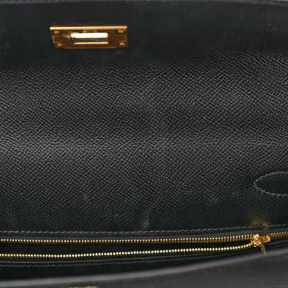 Hermes Epsom Kelly Sellier 28 Black 11 of 12