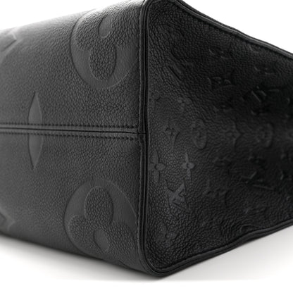 Louis Vuitton Empreinte Monogram Giant Onthego MM Black 9 of 11