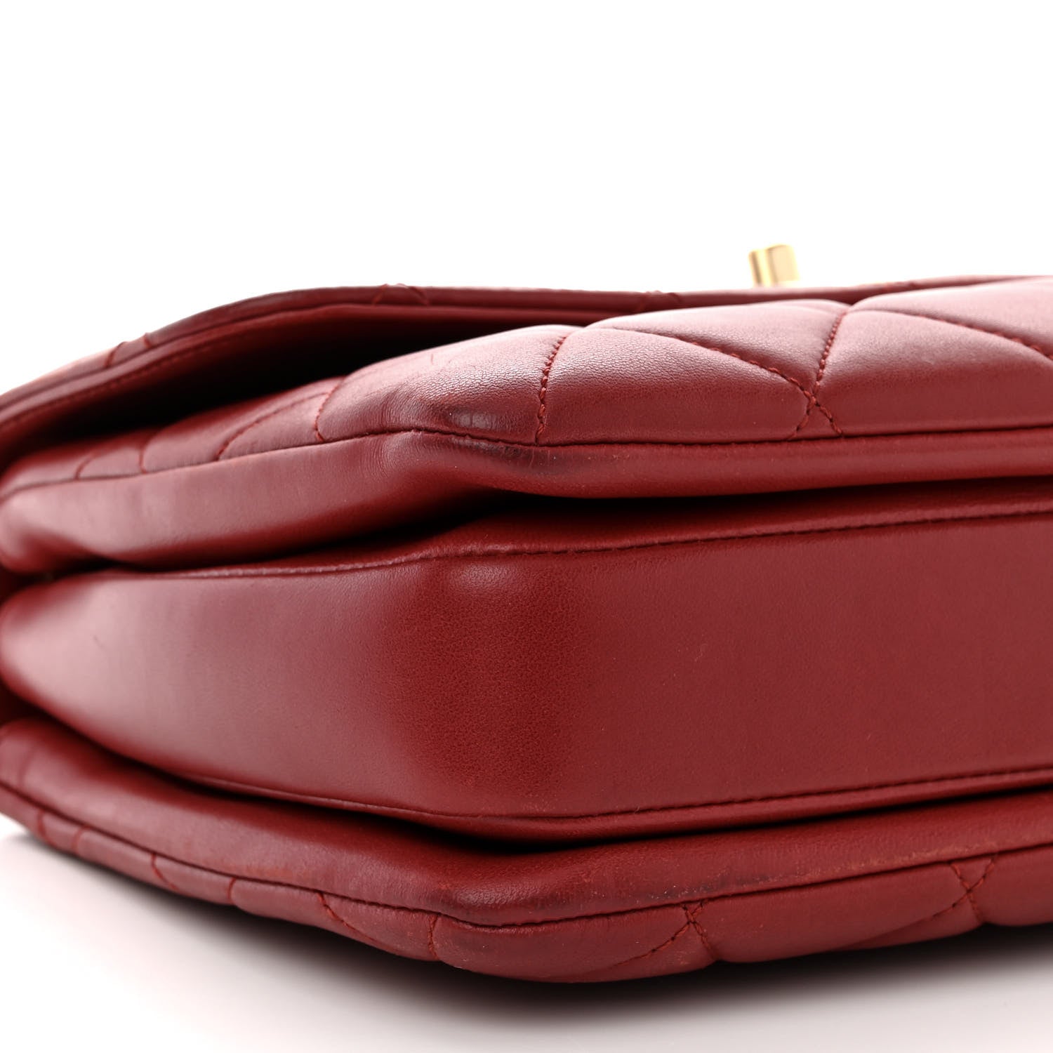 Chanel Lambskin Quilted Small Trendy CC Flap Dual Handle Bag Red 9 of 11