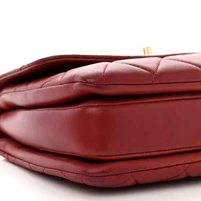 Chanel Lambskin Quilted Small Trendy CC Flap Dual Handle Bag Red 9 of 11