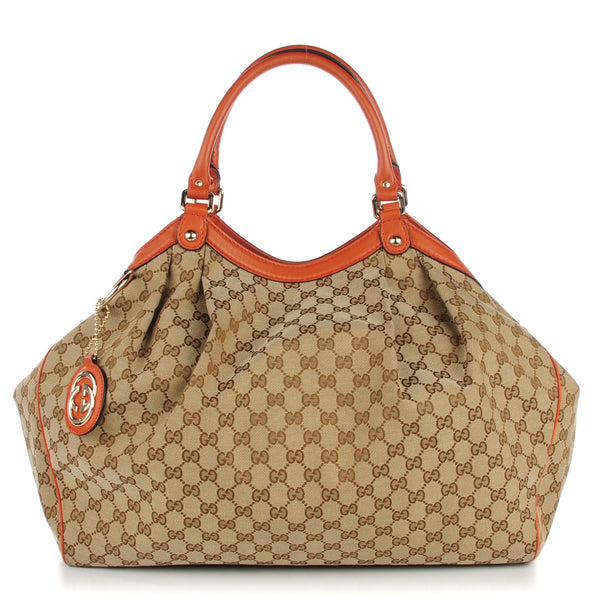 Gucci Monogram Large Sukey Tote Orange 125479 – FASHIONPHILE