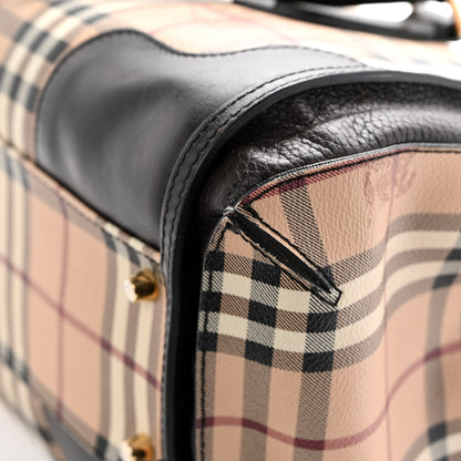 Burberry Haymarket Check Small Gladstone Chocolate 13 of 14