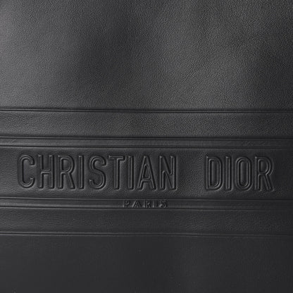 Christian Dior Calfskin Embossed Medium Clutch Black 9 of 9