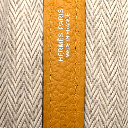 Hermes Vache Country Garden Party 30 TPM Jaune Ambre 6 of 10