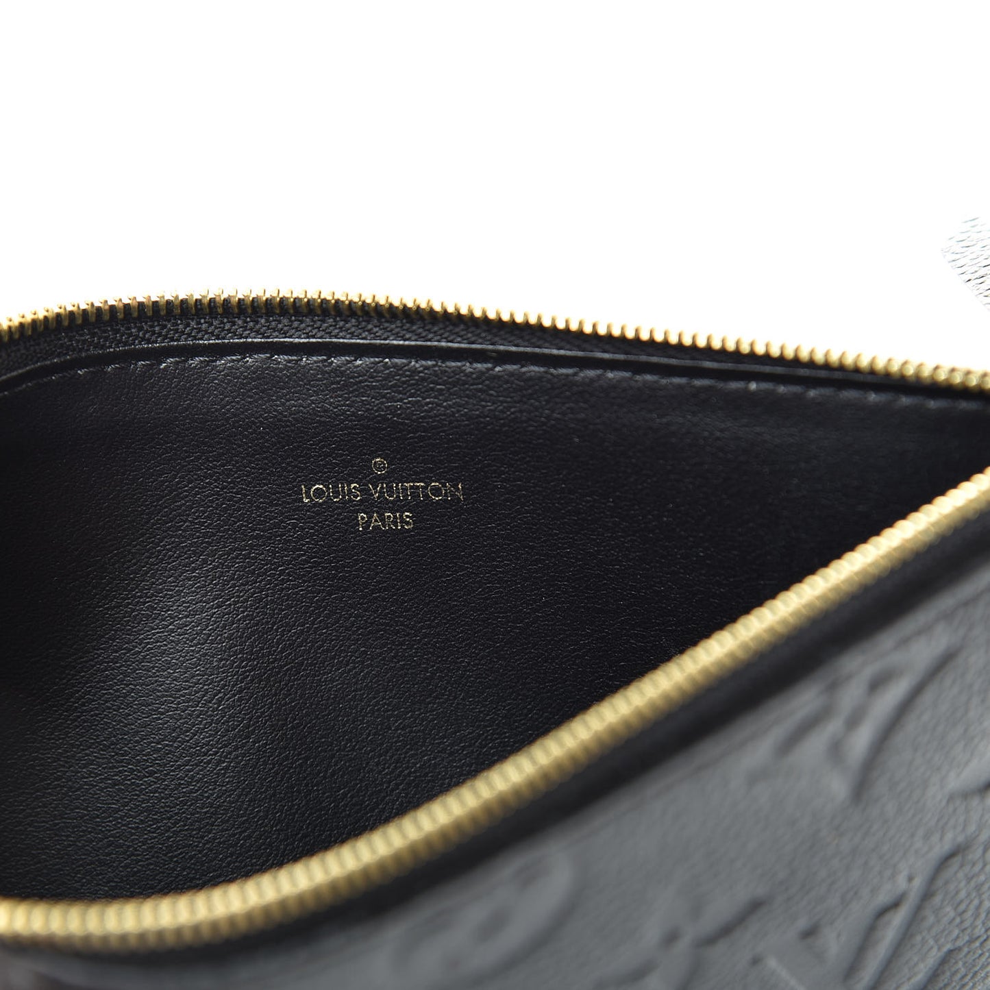 Empreinte Felicie Chain Wallet Zippered Insert Black