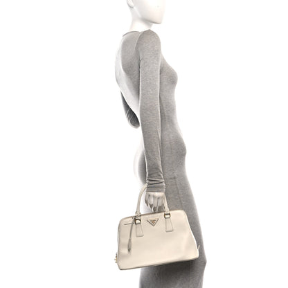 Prada Saffiano Lux Medium Promenade Tote Talco 2 of 10