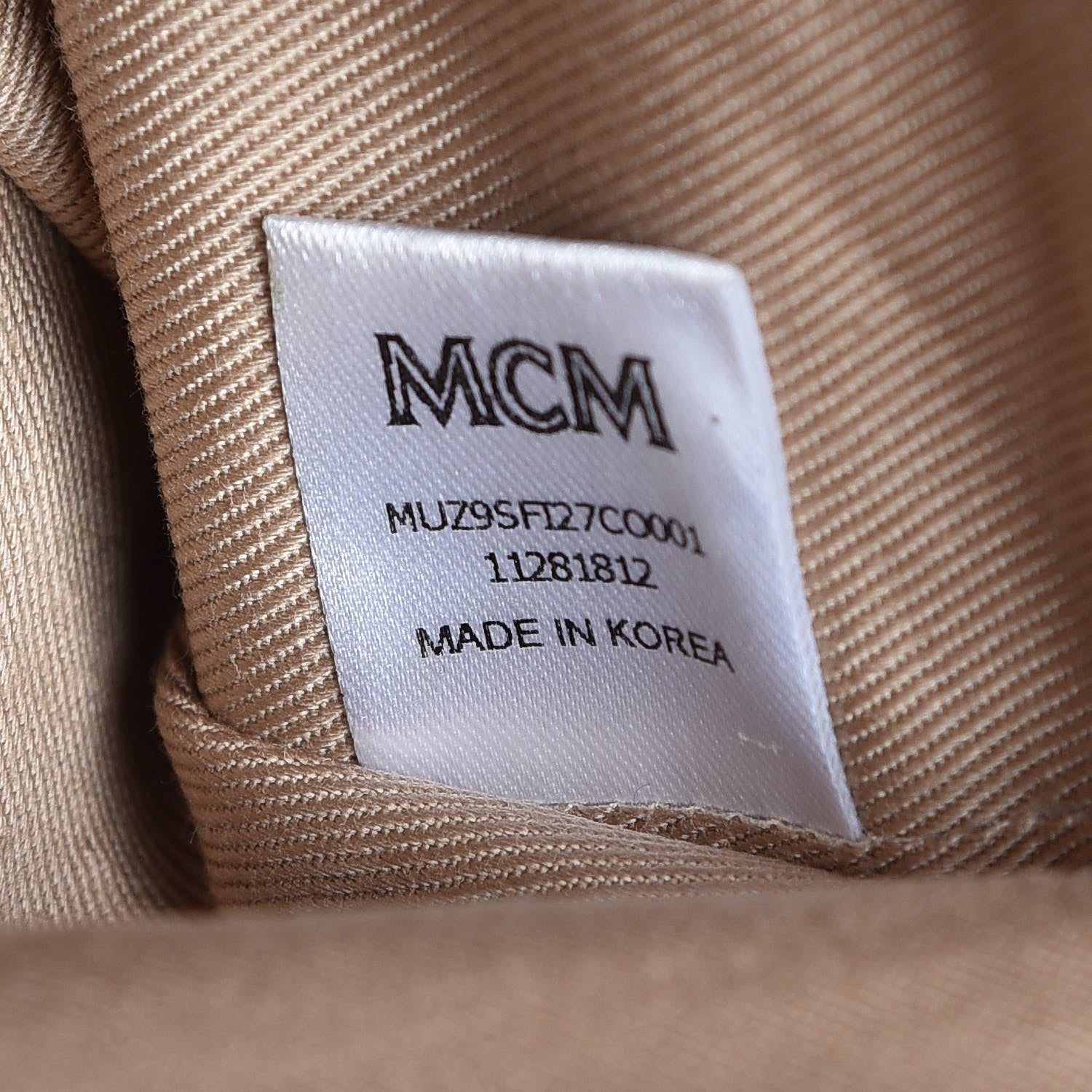 MCM Visetos Small Fusten Belt Bag Cognac 9 of 9