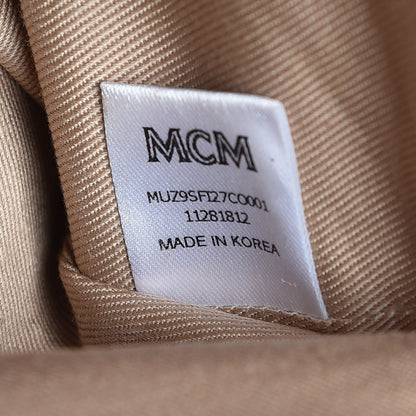 MCM Visetos Small Fusten Belt Bag Cognac 9 of 9
