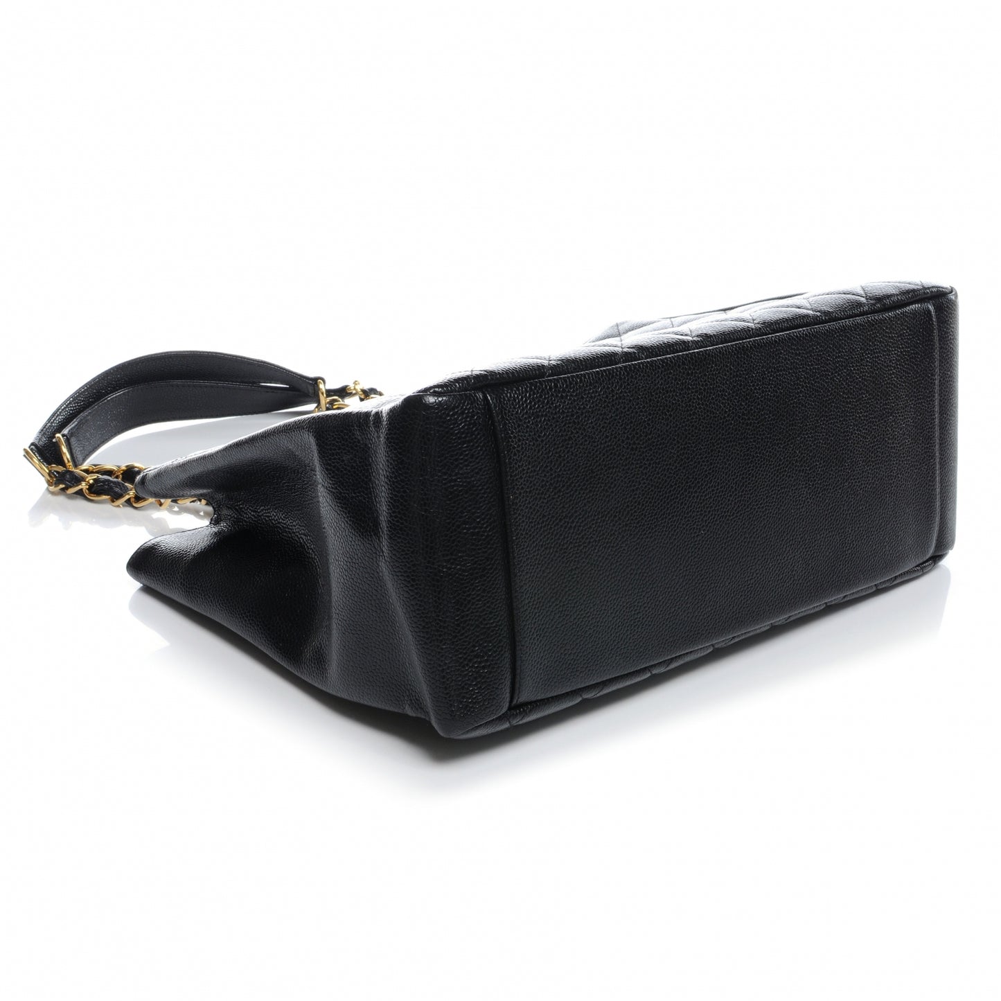 Caviar Quilted Grand Shopping Tote GST Black