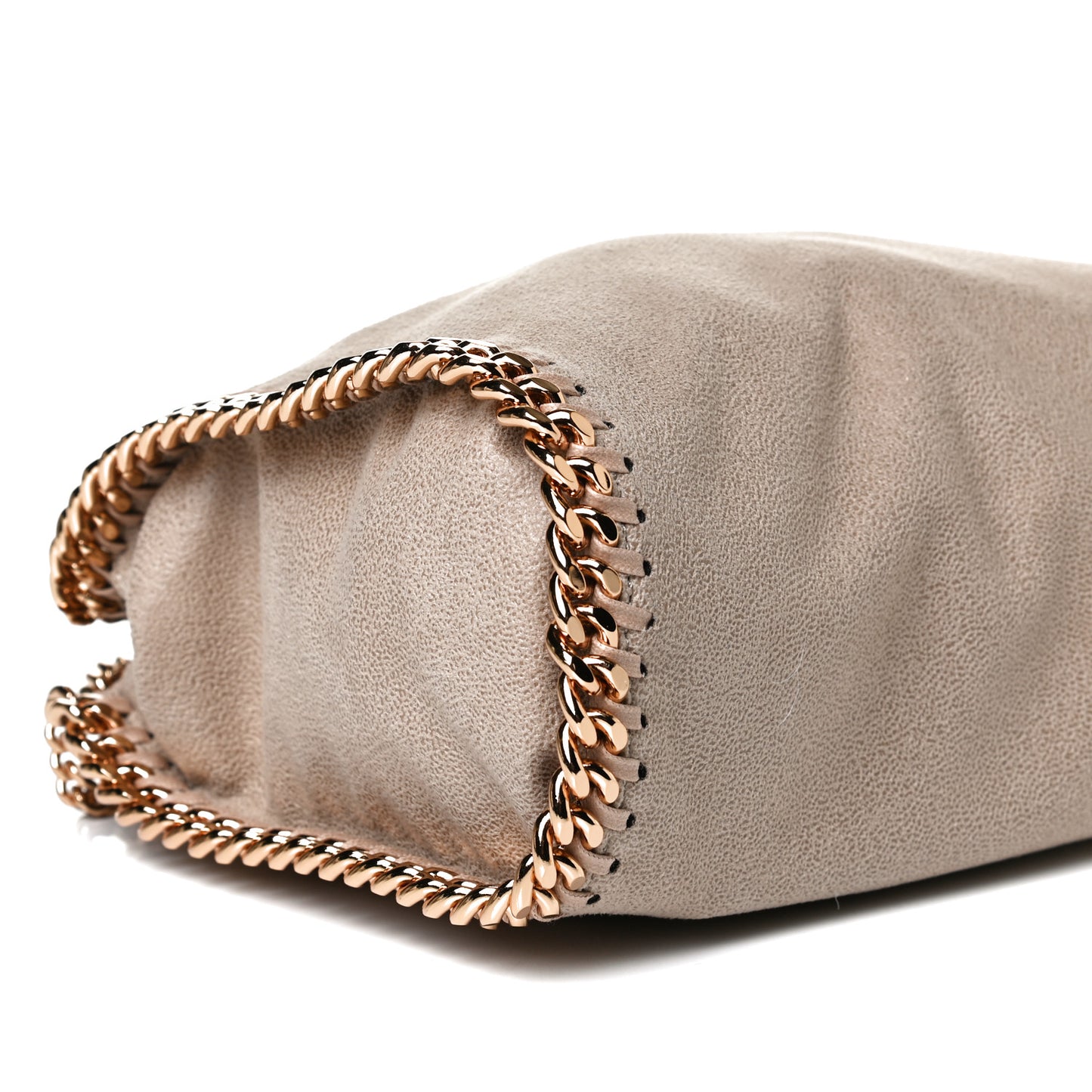 Mini Falabella Fold Over Tote Clotted Cream