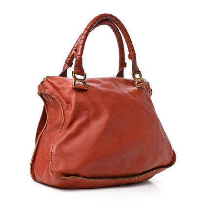 Chloe Calfskin Large Marcie Satchel Maple Leaf 3 of 9