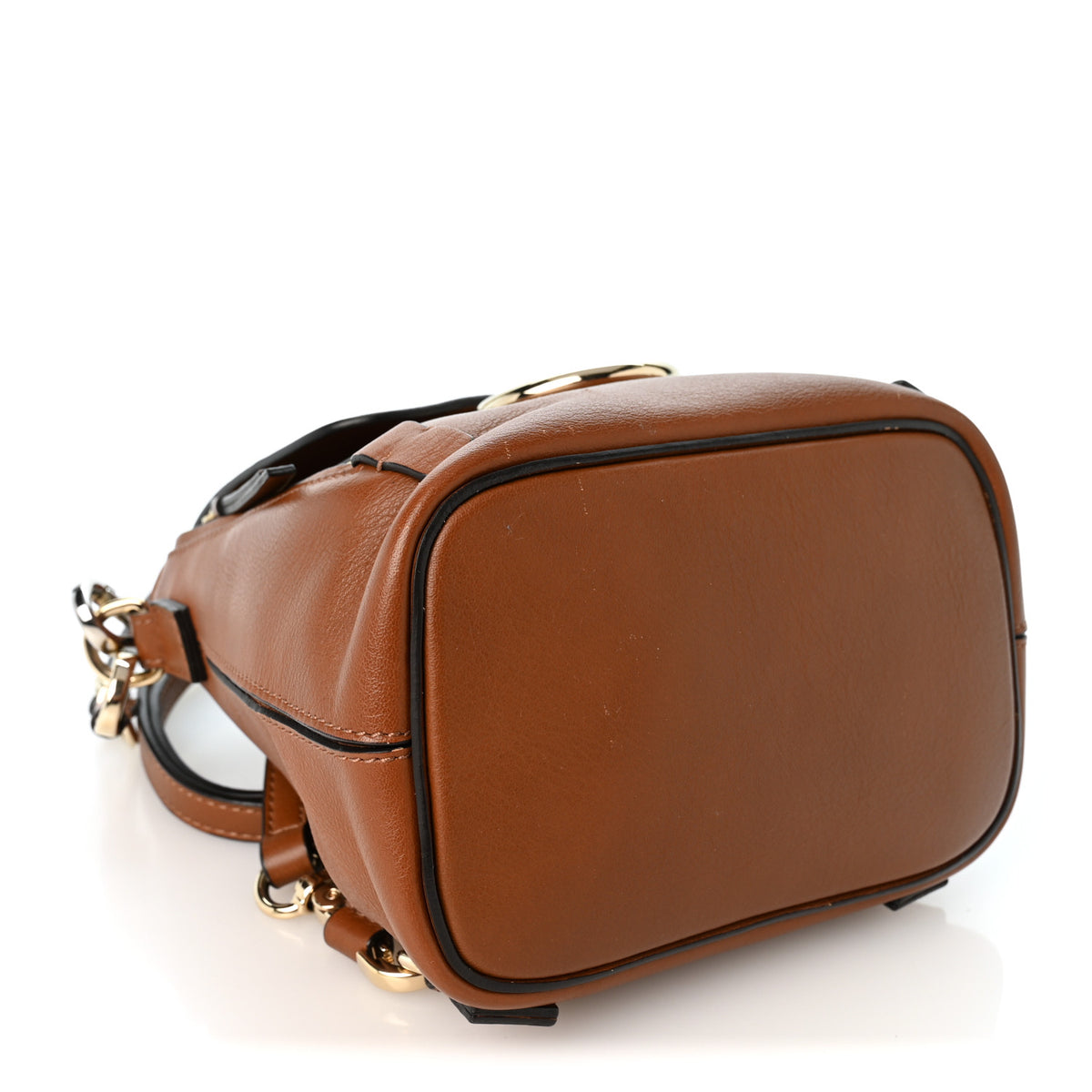 Suede Calfskin Mini Faye Backpack Tan