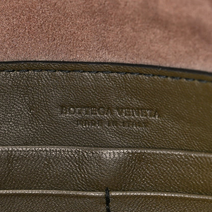 Bottega Veneta Nappa Intrecciato Palio Fringe Chain Pouch Moss 6 of 9