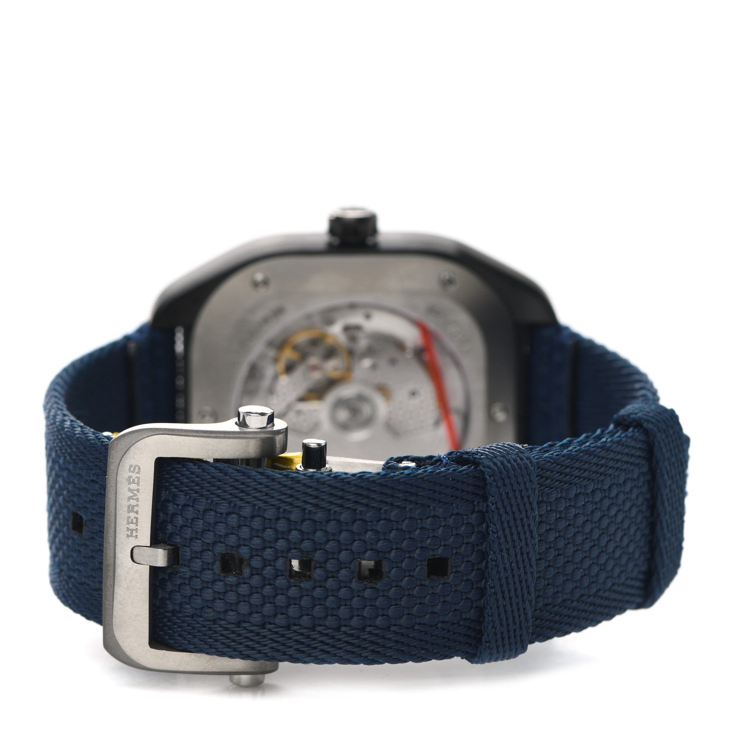 Hermes DLC Coated Titanium Nylon 39mm H08 Automatic Watch Bleu Abysse 3 of 7