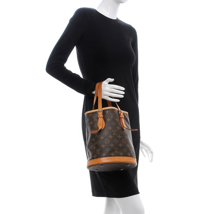 Louis Vuitton Monogram Petit Bucket 23 2 of 15