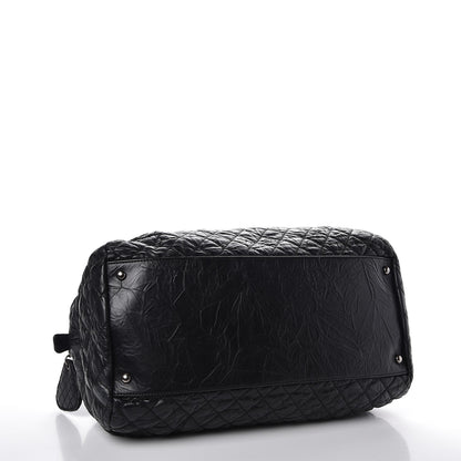 Chanel Aged Calfskin Coco Rider Bowling Bag Black 4 of 7