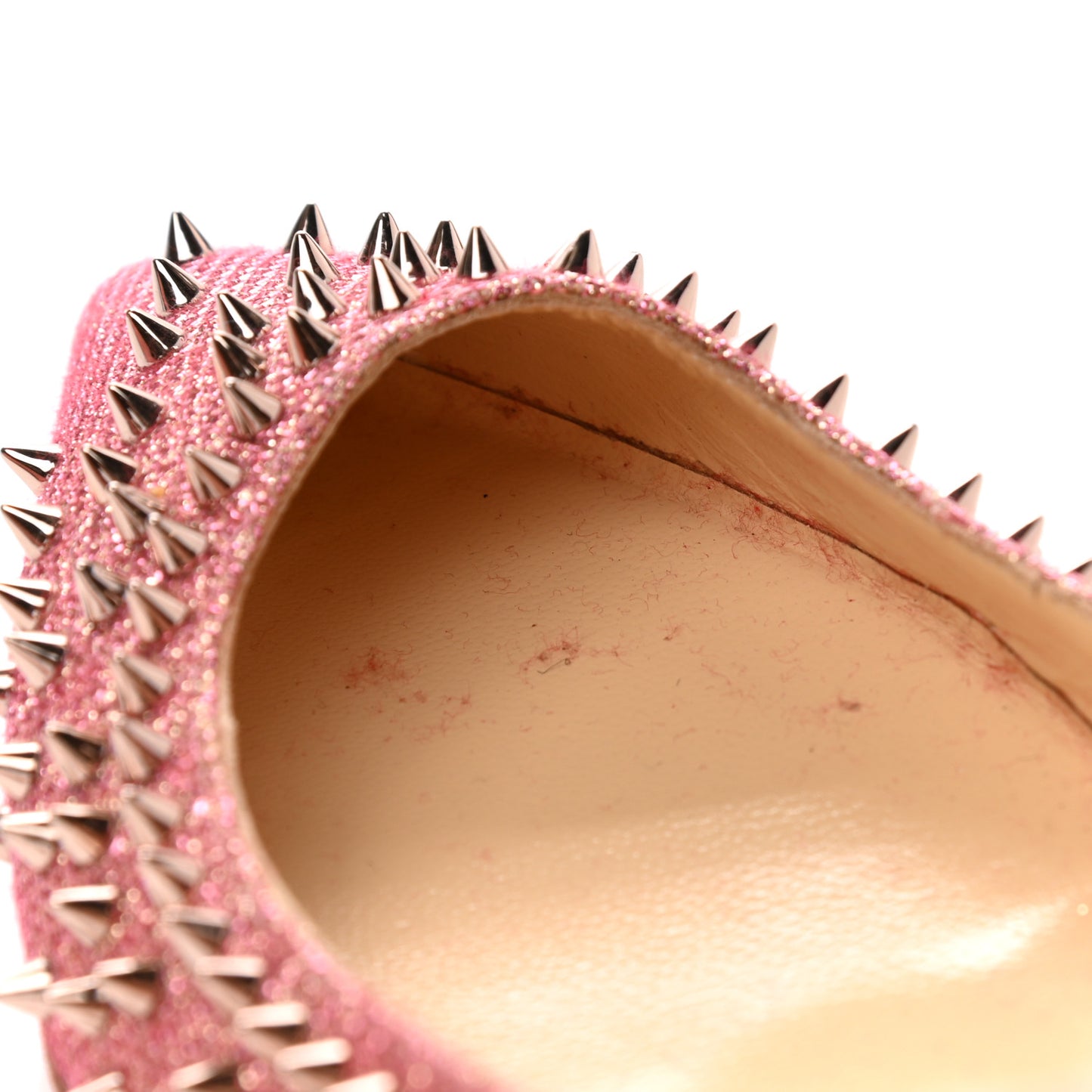 Glitter Diams Follies Spikes Flats 38 Pink