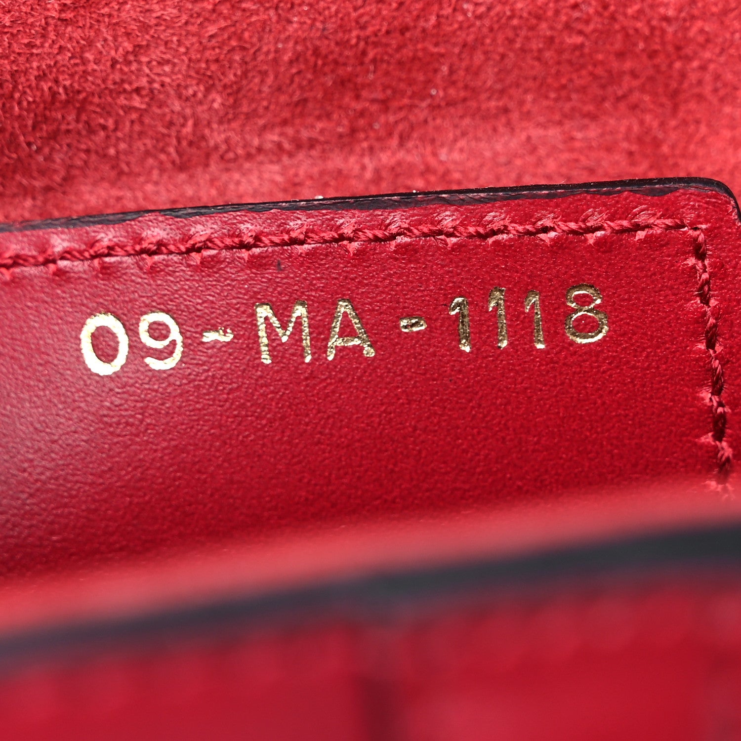 Christian Dior Calfskin Saddle Bag Scarlet 7 of 13