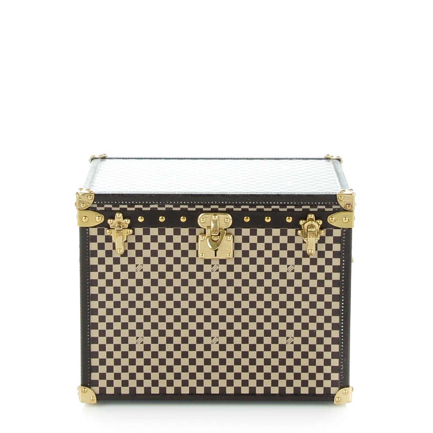Louis Vuitton Damier 1895 Ladies Hat Trunk Mini Malle Chapeaux Jewelry Box 1 of 8