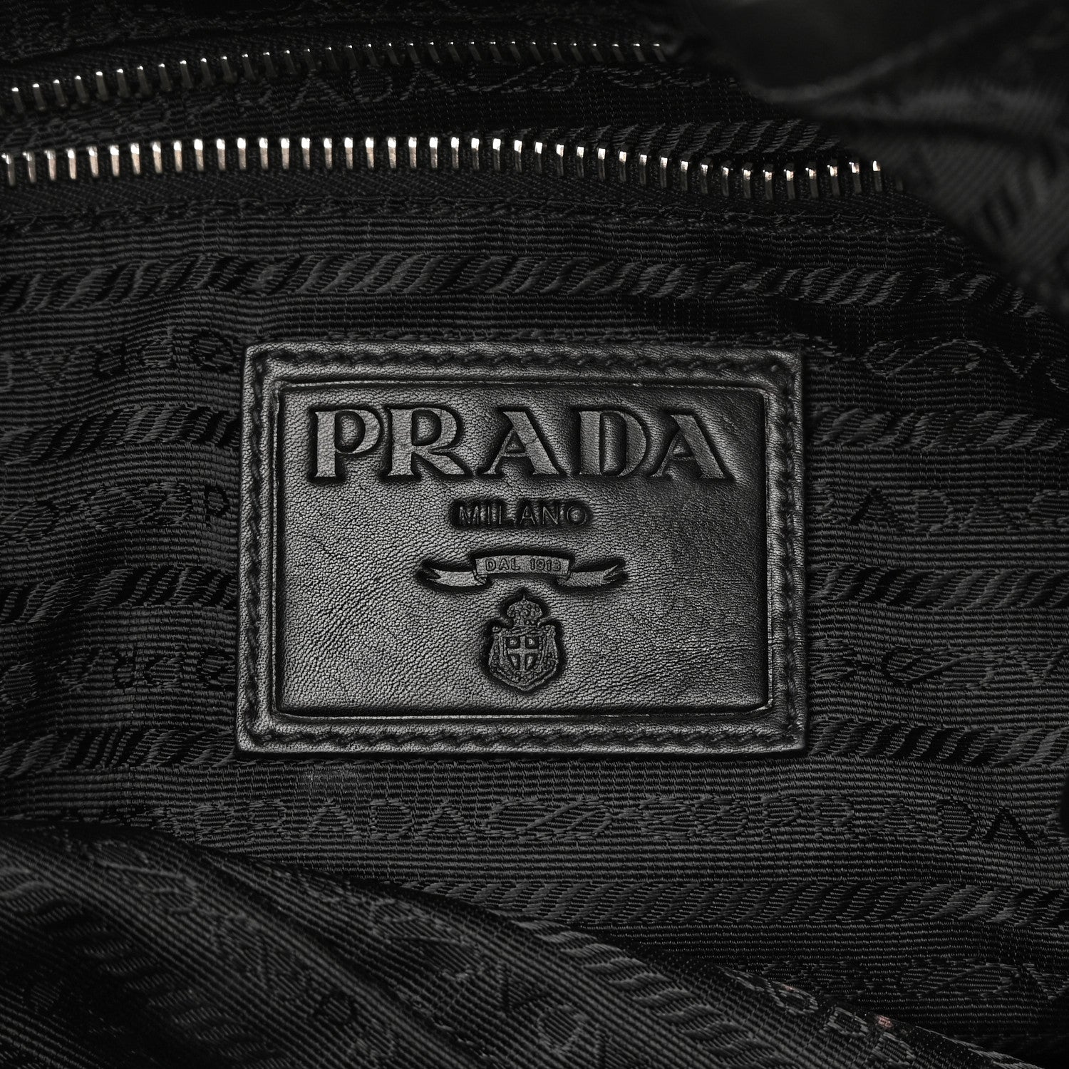 Prada Vitello Daino Tote Black 6 of 17
