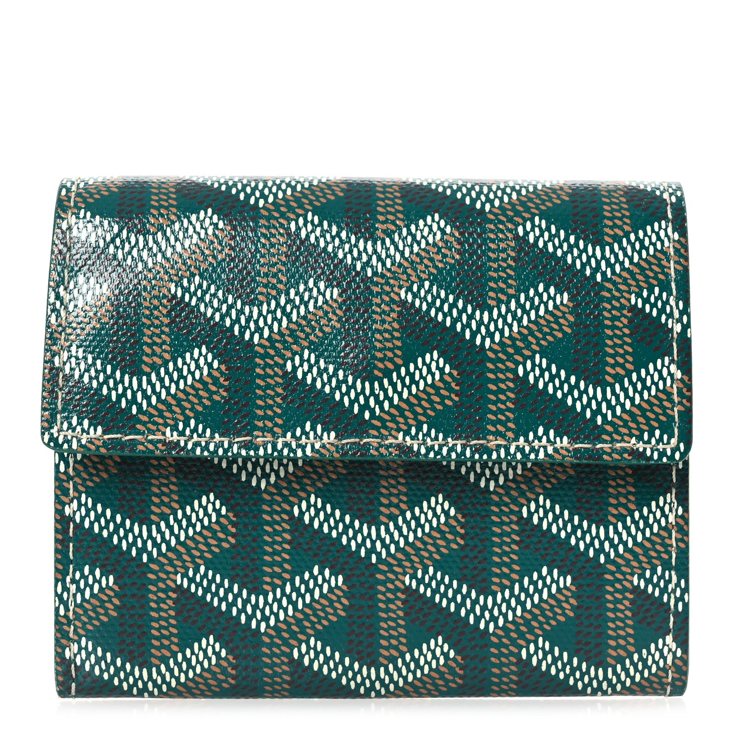 Goyard Goyardine Marigny Coin Purse Wallet Green 1 of 10
