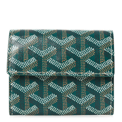Goyard Goyardine Marigny Coin Purse Wallet Green 1 of 10