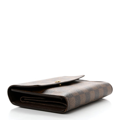 Louis Vuitton Damier Ebene Porte Tresor Etui Papier Wallet 4 of 14