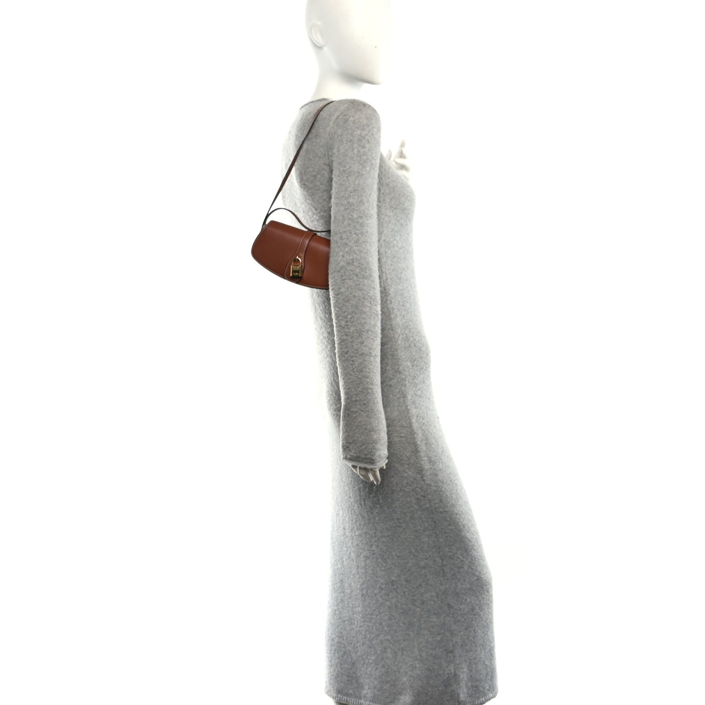 Smooth Calfskin Tabou Clutch On Strap Tan