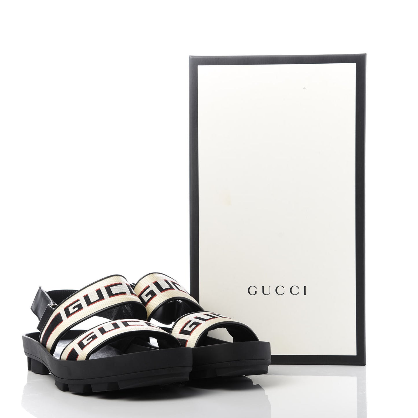 Nylon Cirano Lux Stripe Mens Cleat Sole Slingback Sandals 10 Ecru Poppy Black