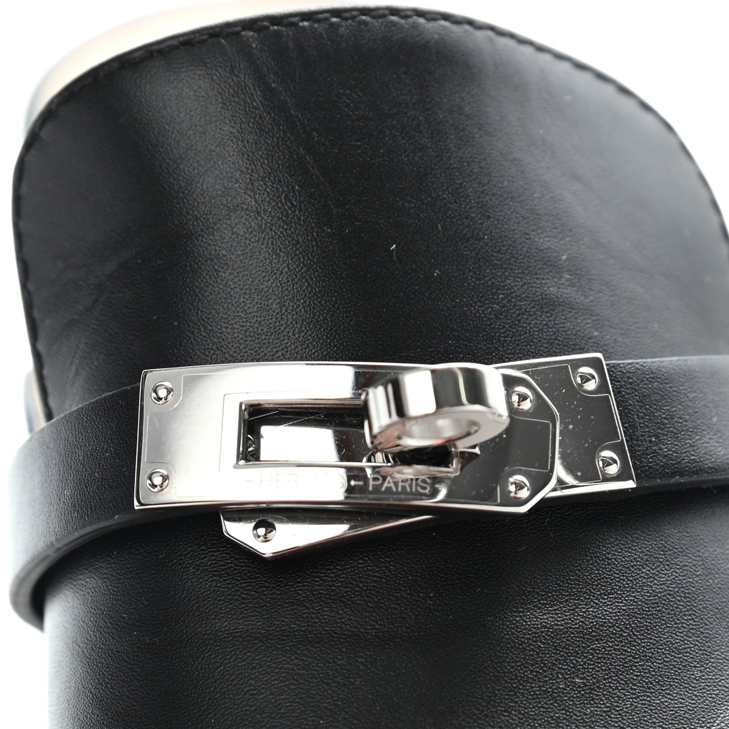 Calfskin Carlotta Mules 40 Black