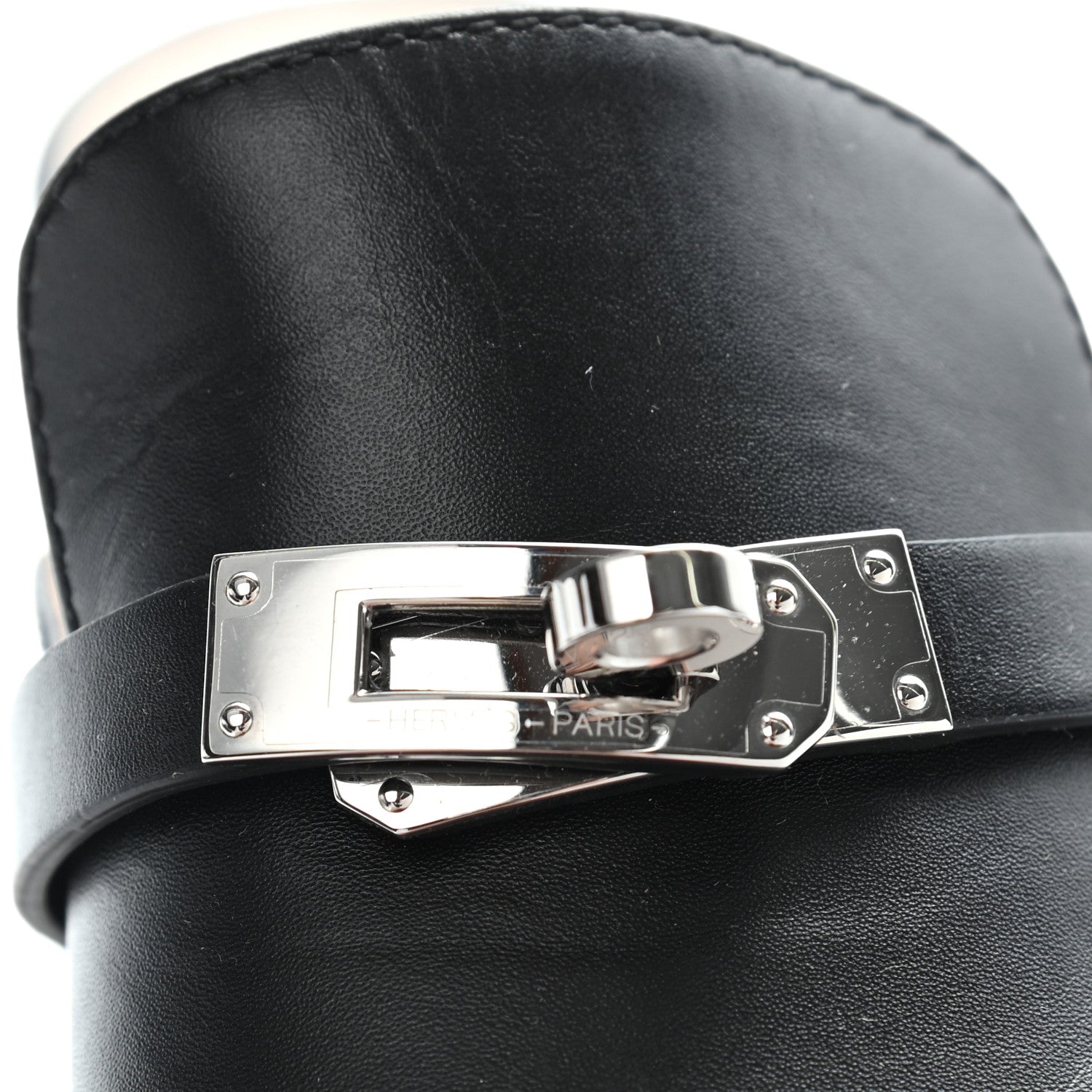 Hermes Calfskin Carlotta Mules 40 Black 6 of 10