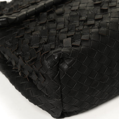 Bottega Veneta Nappa Intrecciato Fringe Flap Black 11 of 12
