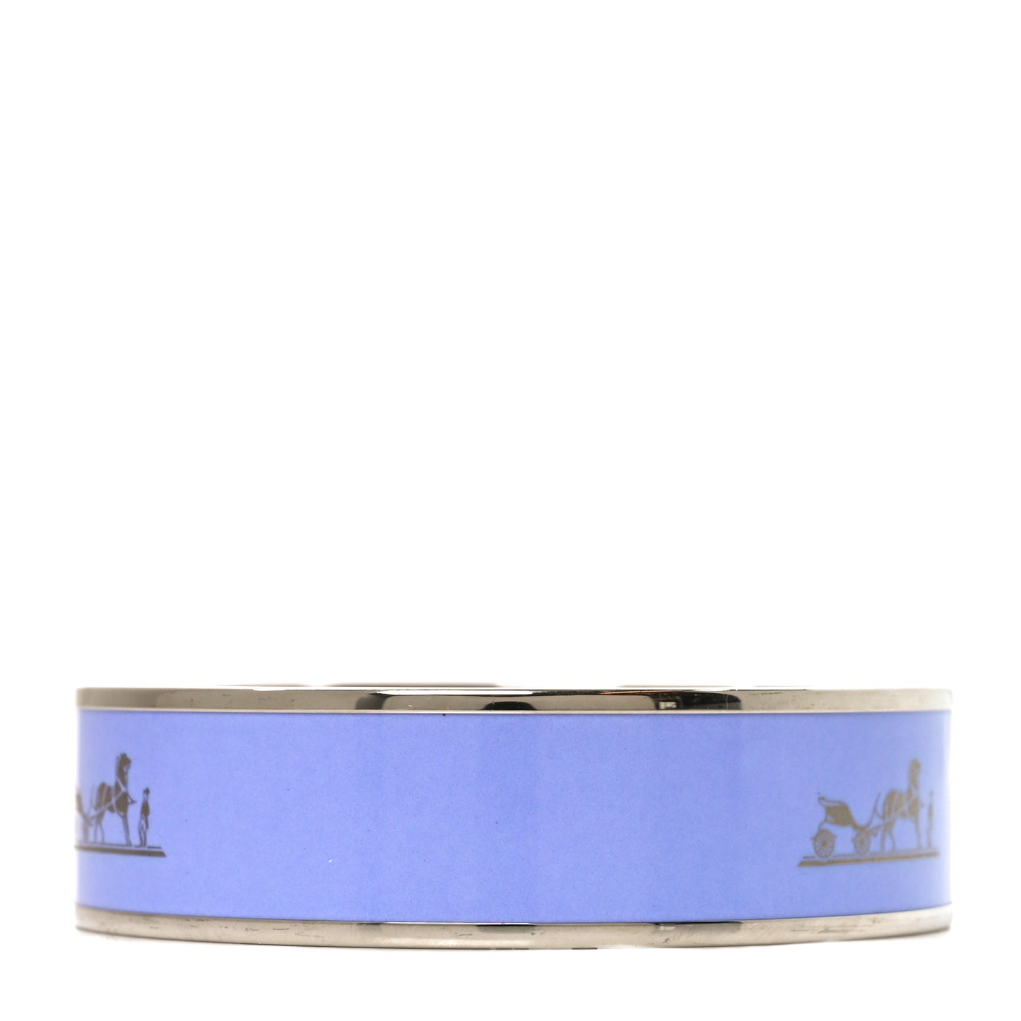 Enamel Printed Caleche Medium Bracelet 70 Rose Ronsard