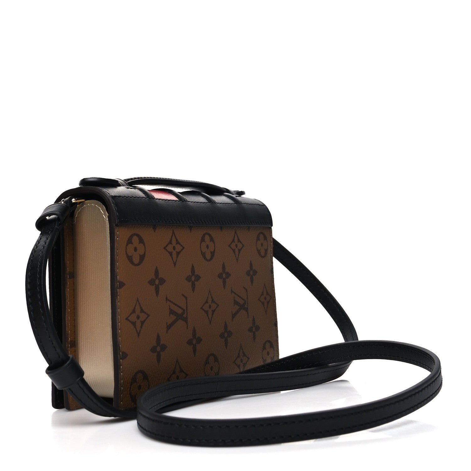 Louis Vuitton Reverse Monogram Book Chain Wallet 1231144