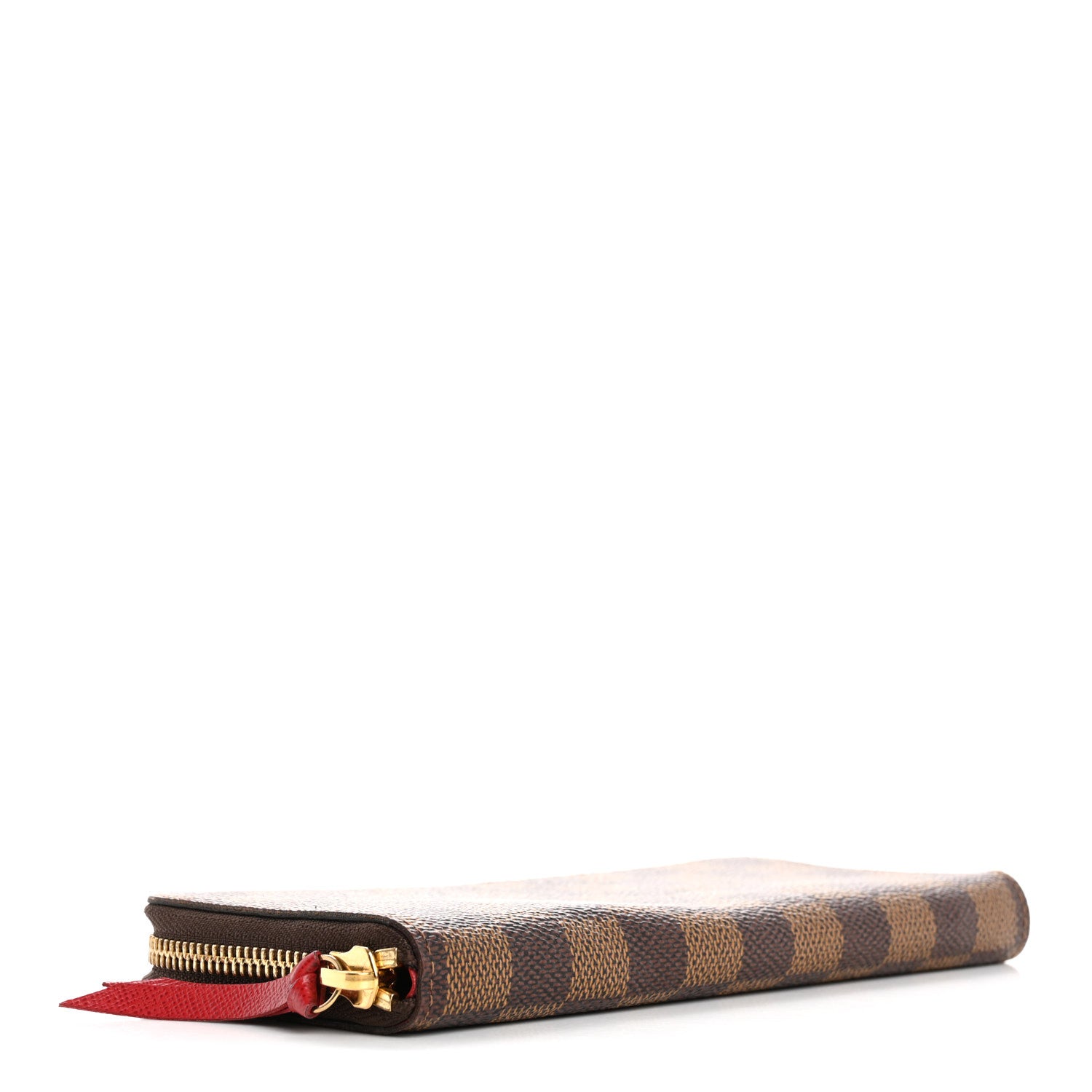 Louis Vuitton Damier Ebene Clemence Wallet Cherry 4 of 10