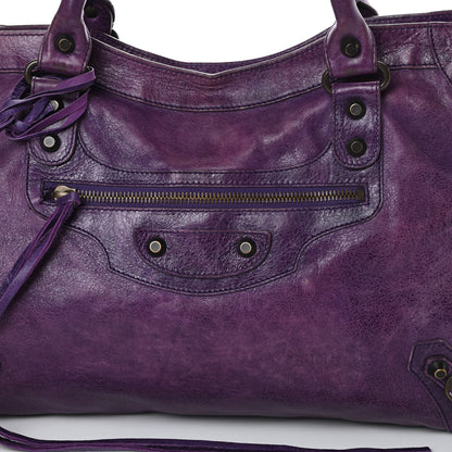 Balenciaga Agneau Classic Hardware City Sapphire 7 of 16